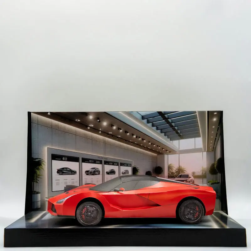 紙紮法拉利LaFerrari(紅) 1