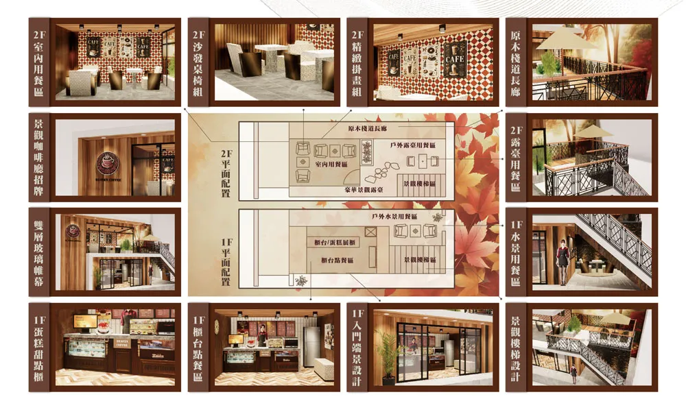 紙紮景觀咖啡廳禮盒豪華版DM 02