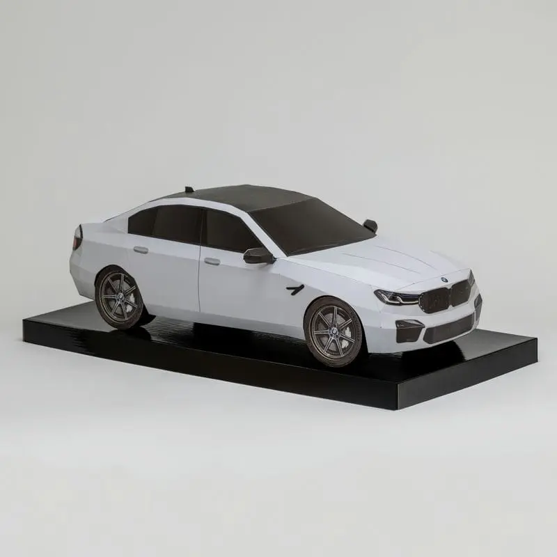 紙紮BMW M5(白) 1