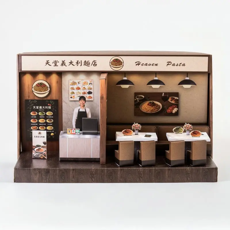 紙紮天堂義大利麵店 1