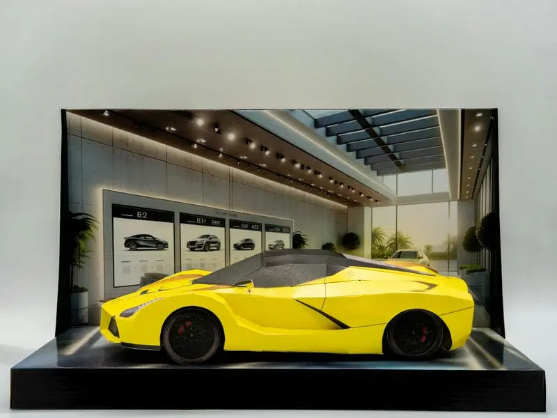 紙紮法拉利LaFerrari(黃) 1