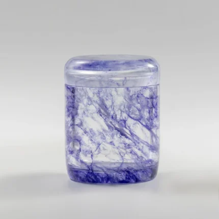 藍水晶寵物骨灰罈 1