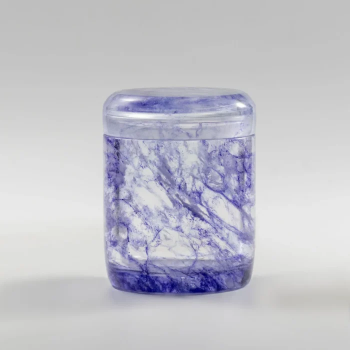 藍水晶寵物骨灰罈 1