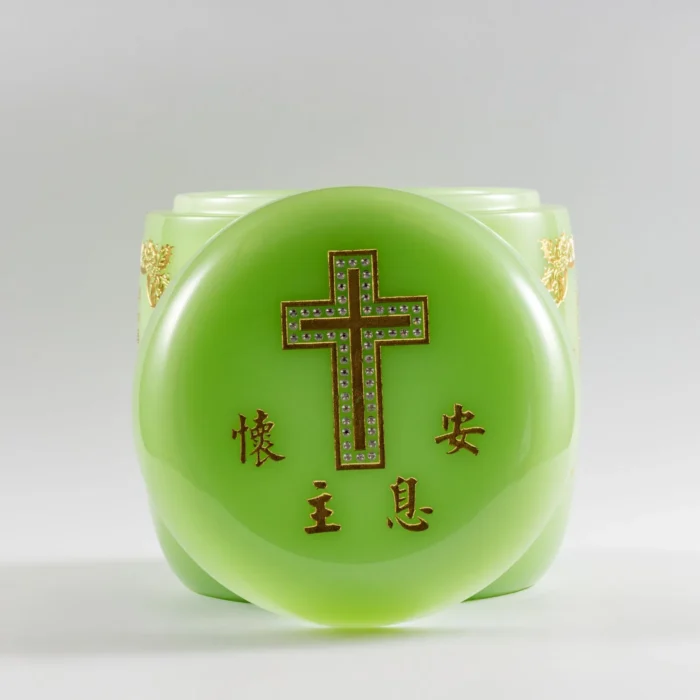 青琉璃基督教骨灰罈 4